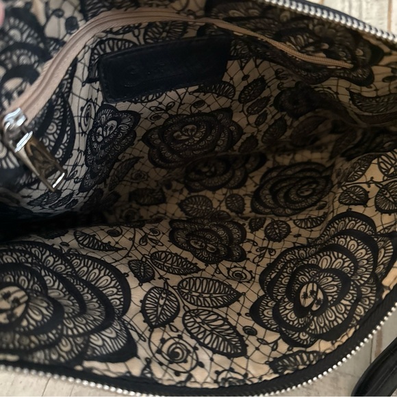 Carlos by Carlos Santana Black clutch with Silver Studs - Picture 6 of 9